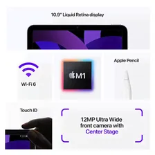 2022 Apple iPad Air 10.9″ (64GB, Wi-Fi, серый космос)