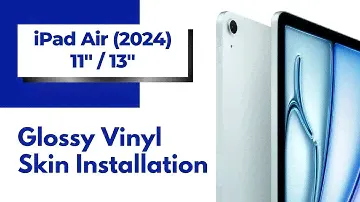 iPad Air 2024 (11" / 13") Vinyl Skin Installation Video Guide by ArmorSuit