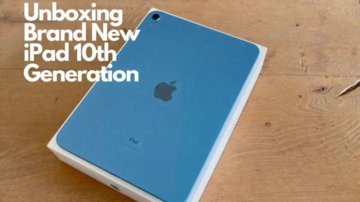 Unboxing The Brand New Apple iPad 10th Generation Blue
