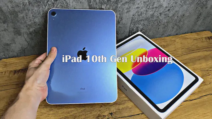 ipad 10th generation blue unboxing