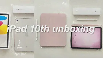 iPad 10th Gen (silver) Unboxing + Apple Pencil, Accessories